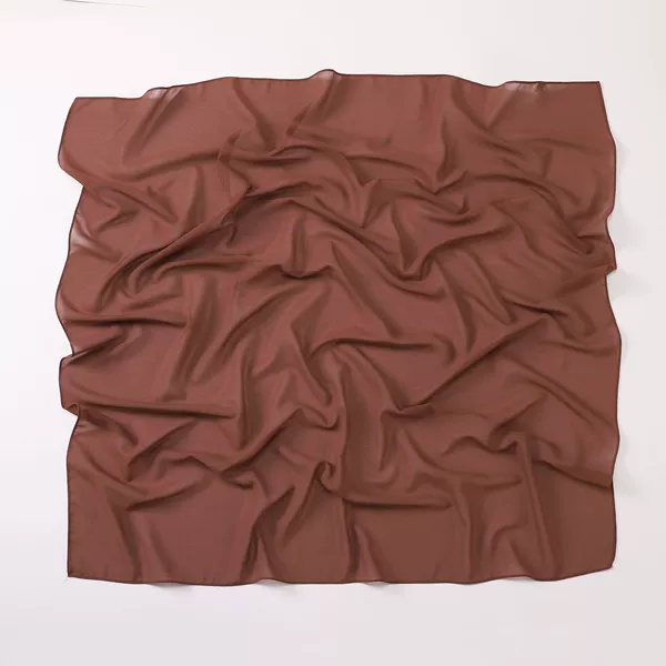 Acrylic, chocolate-brown color