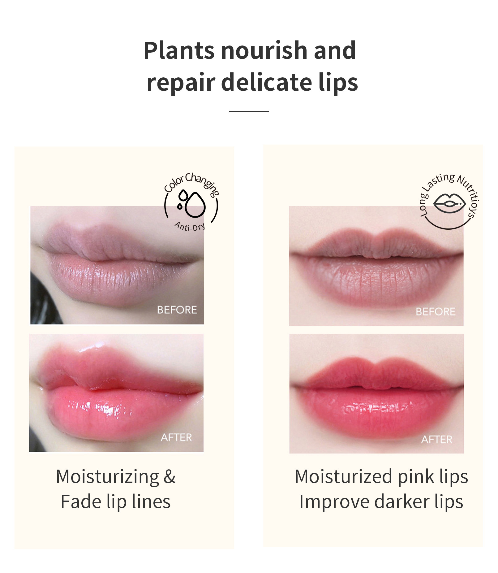 Hellokiss jelly Flower Lipstick Moisturizing, hydrating, long-lasting and color-enhancing gold foil thermochromic lipstick is selling well across borders undefined