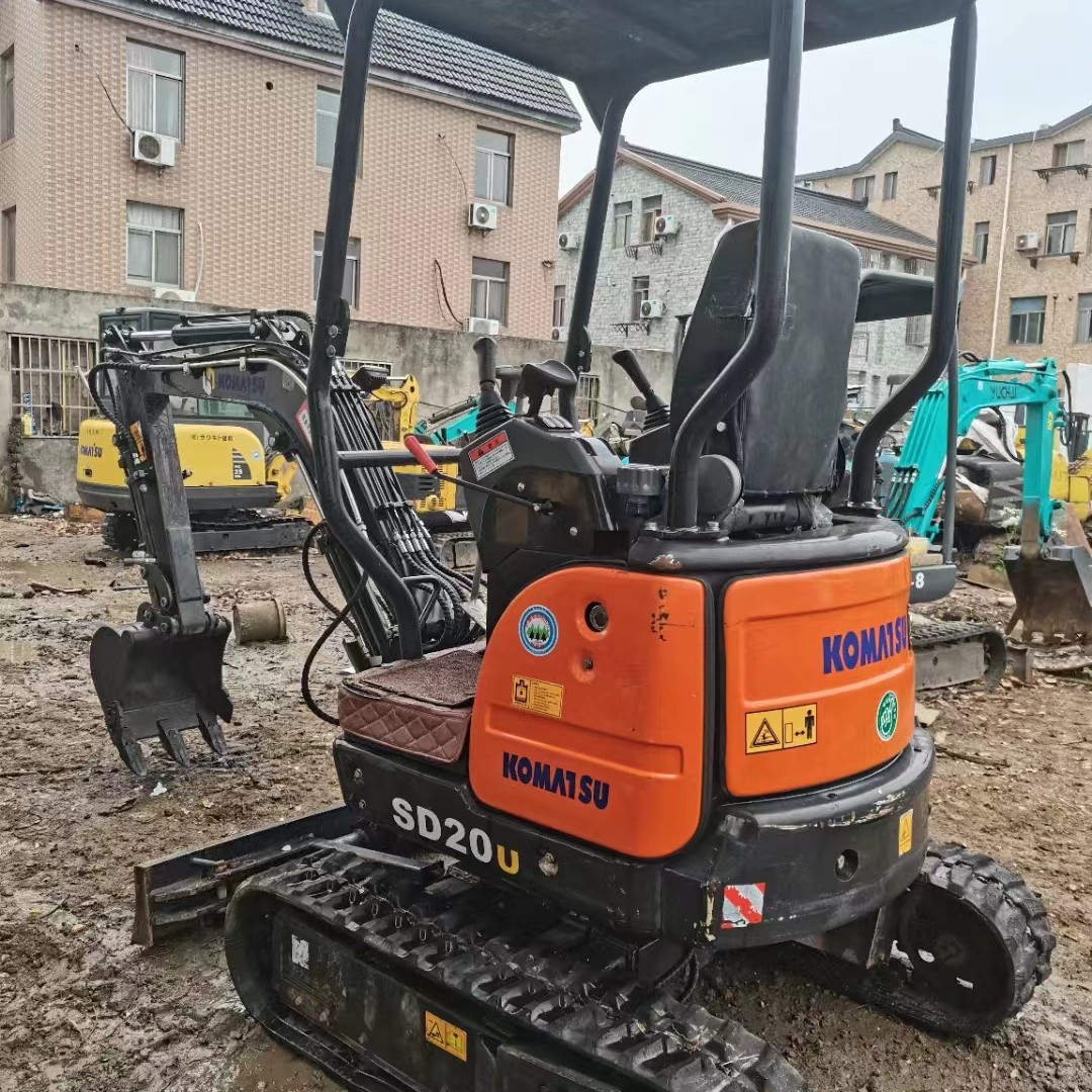 微型挖掘机 二手20或25钩机全国包邮中 国产 进口挖沟机小松 卡特