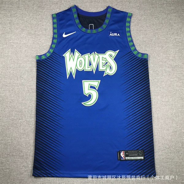 Timberwolves 5 City Edition Blue