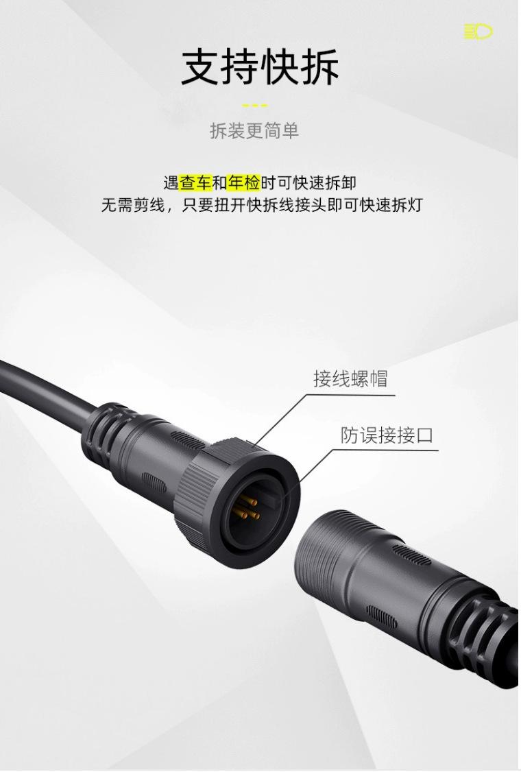 Motorcycle Spotlight High Power LED Driving Light