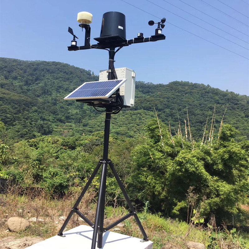 NL-5G太阳能农林小气候采集系统 风向风速雨量田间环境记录仪