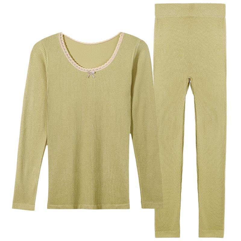 2023 mujeres long Johns traje cuerpo sin fisuras conformación estudiante delgada suéter pantalones bottoming interior ropa interior térmica