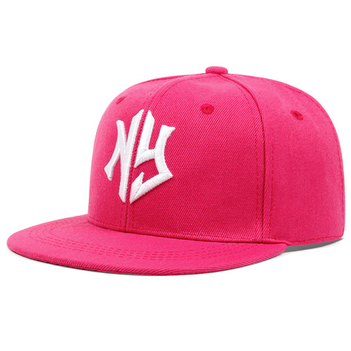 Cross-border e-commerce unisex flat brimmed hats with street embroidery letters NY hip-hop hats summer fashion sports baseball caps