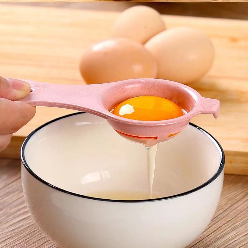 Kitchen baking egg yolk egg white isolate wheat straw egg white…