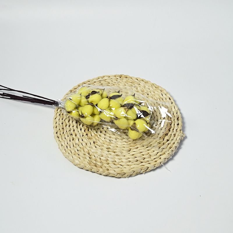 Ins algodón natural diadema Varilla flor seca arreglo floral diy hecho a mano Bouquet decoración material tiro tienda de flores suministros