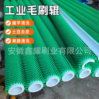 魔芋清洗刷辊土豆去皮药材果蔬清洗刷辊半圆组合款去泥沙清洗设备