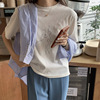[Song Ming]t-shirt women 2021 summer new pattern Easy leisure time T-shirts Sketch printing Short sleeved jacket Q2055