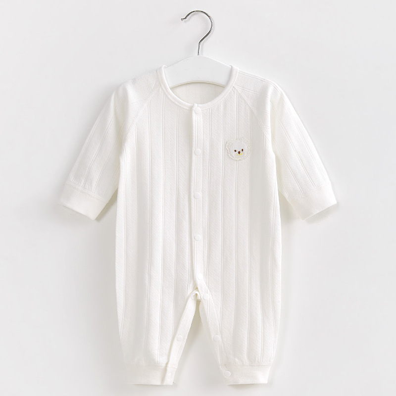 Mono para bebé para primavera, otoño e invierno, unisex, algodón puro, pijama fino, mono de capa base para bebé, ropa para recién nacido. image 11