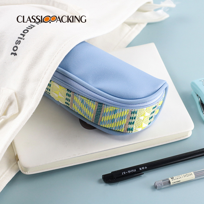 Estuche para lápices simple y de gran capacidad Bolsa de papelería con cremallera para estudiantes estilo ins japonés y coreano Bolsa de almacenamiento portátil multifuncional Bolsa de almacenamiento