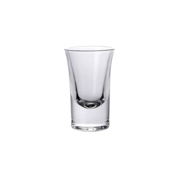 Бокал вина, пуля, стеклянный shot glass, толстое дно, 15 мл
