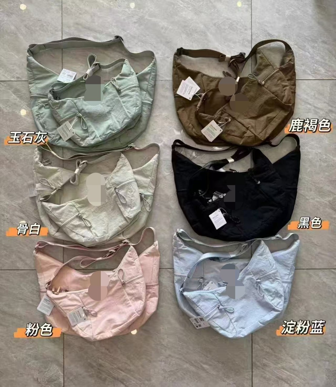 bh5975新款大容量休闲百搭L家牛角包月牙包小众女士单肩斜挎包