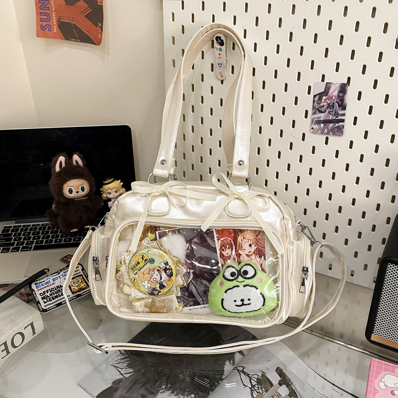 新款日系痛包二次元日系制服包JK单肩包大容量斜挎百搭吧唧谷子女|undefined