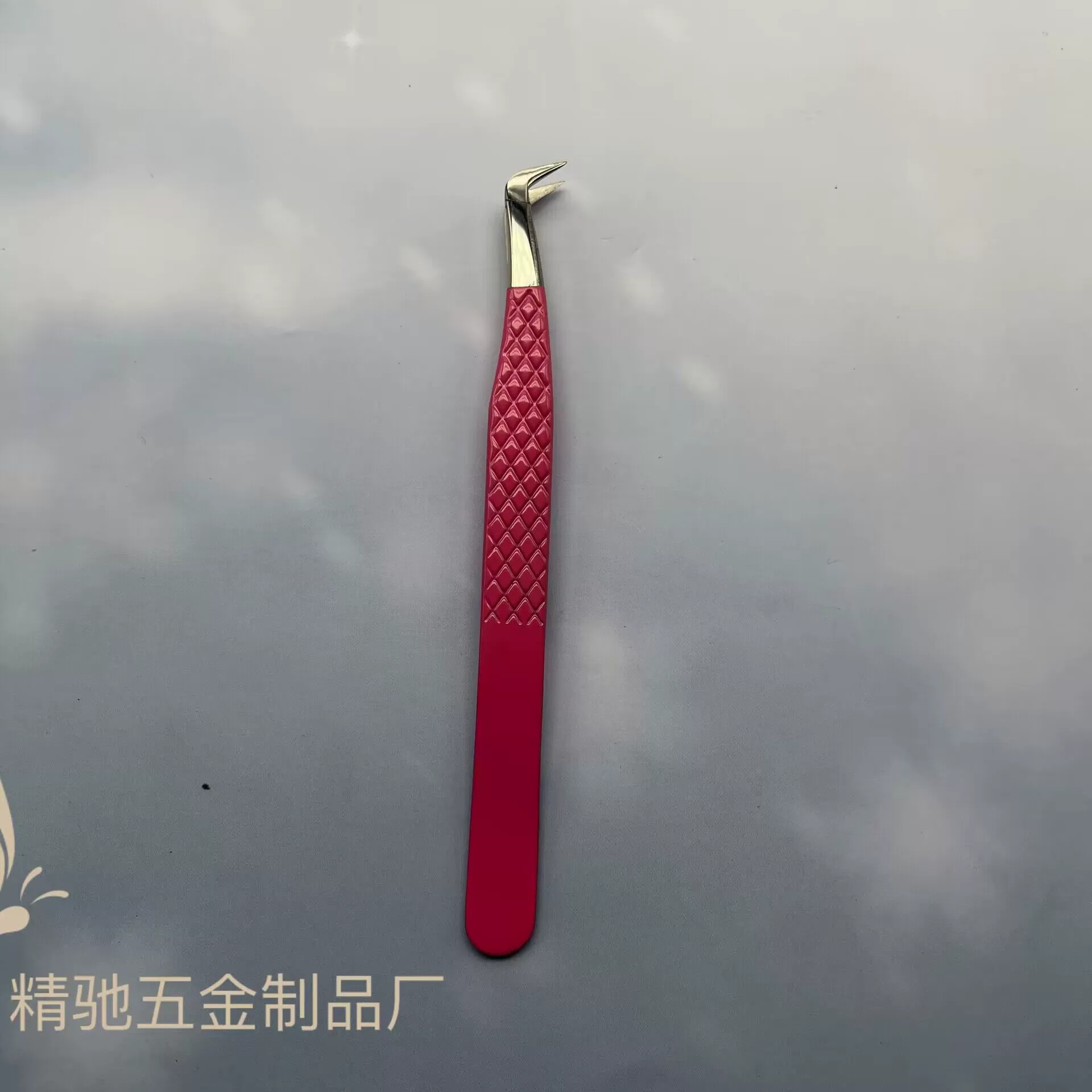 Eyelash extension, tweezers, eyelash curler