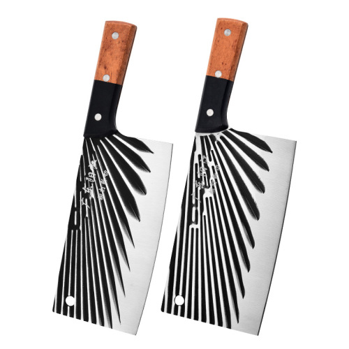 Hand-forged kitchen knife for home cooking, chef's style, dual-purpose for chopping and slicing, ultra-fast and sharp, specialized for cutting vegetables and bones