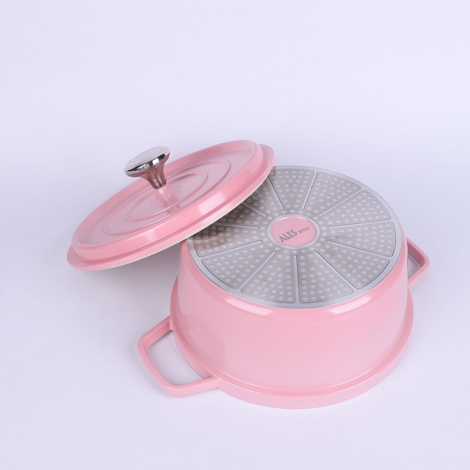 Nuevo tipo transfronterizo multifuncional olla de cocción antiadherente casera doble oreja antiepiloto estufa electromagnética estufa de gas olla general