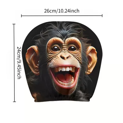 Universal seat cover: Elastic Printed Pillow Covers, and Can Make - cartoon-monkey-shape-double-sided-printing-1-pack