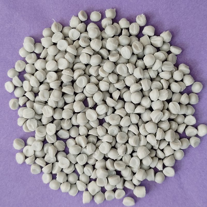 灰色PVC45P插头料 易注塑成型高流动 欧盟环保80度-85度PVC插头料