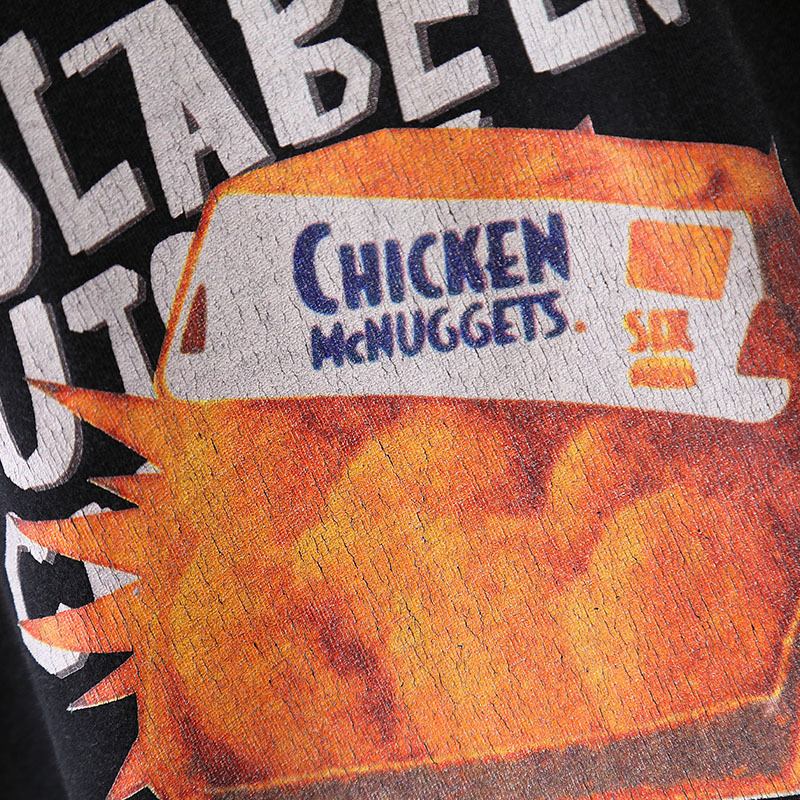 7402 Traje de camiseta de manga corta para niños Estilo fino de verano Estilo occidental Trendy Ropa para niños Chico Red Red Fried Street Summer Conjunto de dos piezas 5