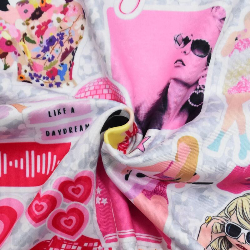新しいナイトガウン Taylor Swift テイラー中大型子供用デイリーフライングスリーブナイトガウンドレス 82437|undefined