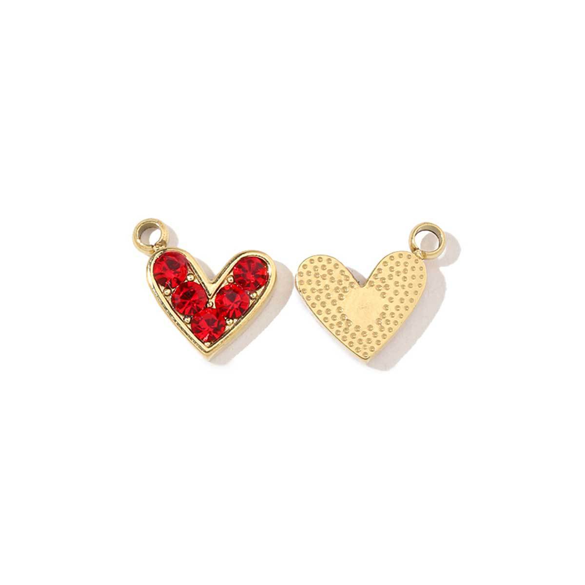 5g Weight Pendant Jewelry Making Type 13*16mm, 14*14mm, 18*18mm Jewelry Making Size DIY Jewelry Accessories Classification 3 PCS/Package Quantity Titanium Steel Material Geometric, Heart Shape Pattern Plating Design Casual, Simple Style, Streetwear Style 3 PCS/Package 13*16mm 14*14mm 18*18mm Titanium Steel Geometric Heart Shape Pendant 26