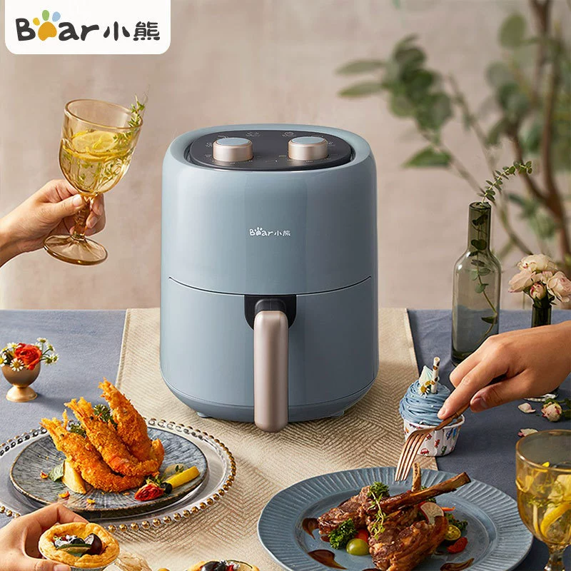 Кабина воздуха фритюрницы QZG-E12W5 бытовой многофункциональный 3L микрокомпьютер сенсорная электрическая фритюрница съемная