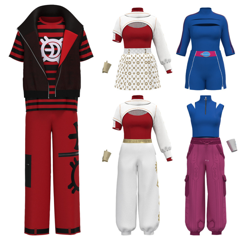 Jiamei ハロウィンステージパフォーマンスコスチュームコスプレ cos 衣装ゴシックダークパンクレトロコスプレ衣装|undefined