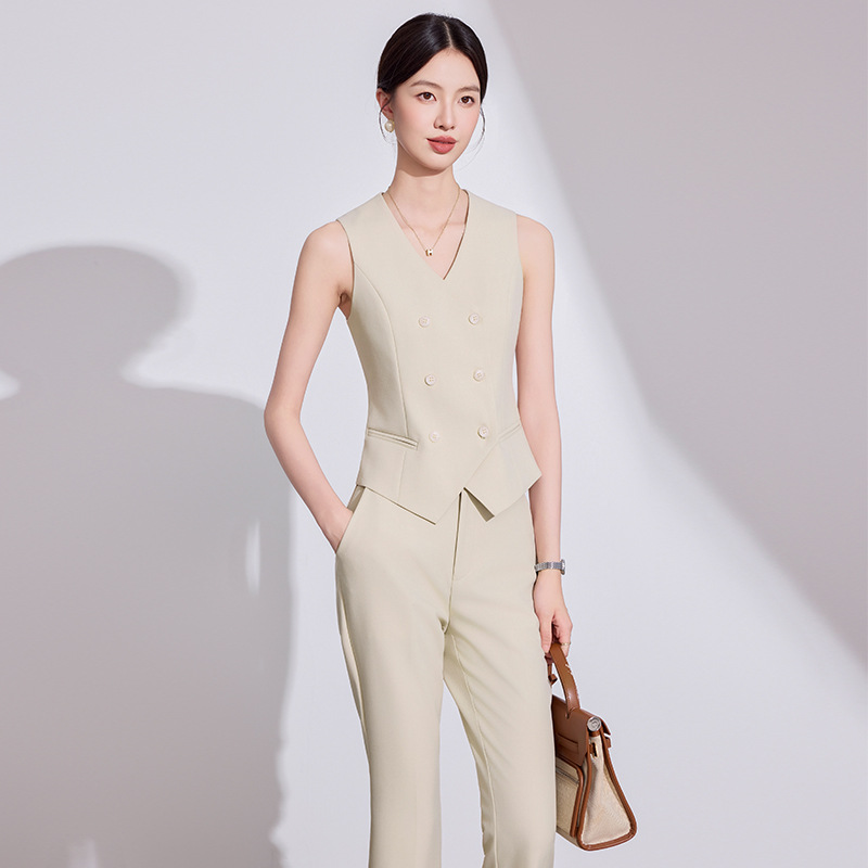 Apricot vest + pants