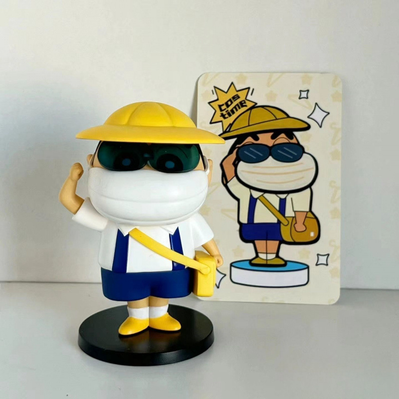 Figura sorpresa de Crayon Shin-chan serie Cos, muñeco coleccionable divertido de edición limitada, regalo de cumpleaños original
