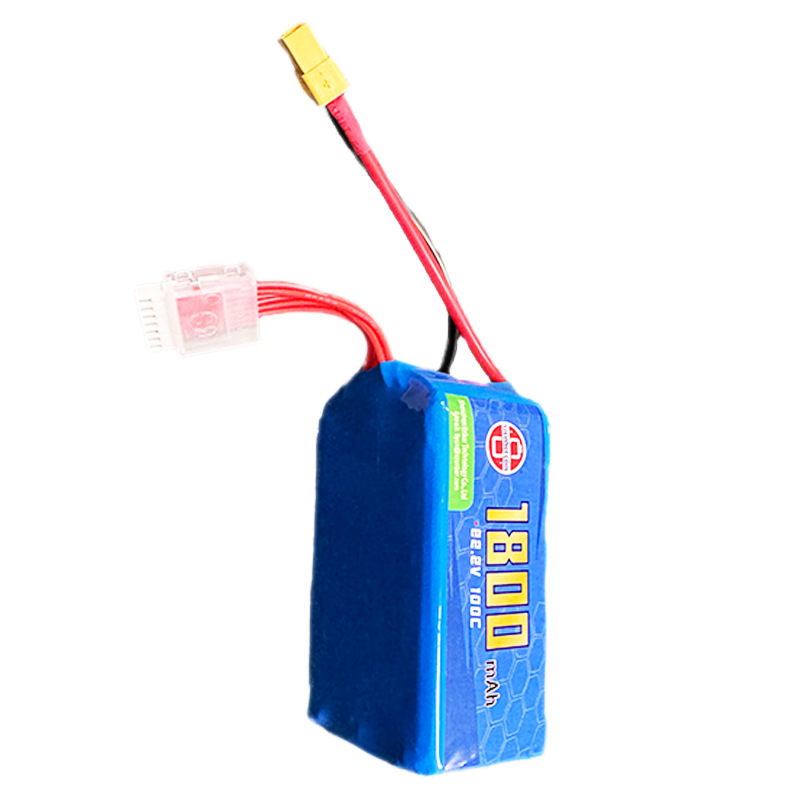 高倍率聚合物锂电池1800mAh 22.2V 100C农业喷药无人机高倍率电池