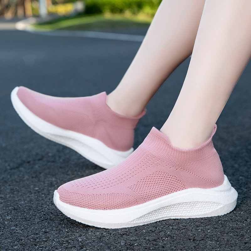 Transfronterizos de tamaño grande otoño nuevos zapatos deportivos casuales para hombres y mujeres, tendencia de moda de un zapato de malla transpirable