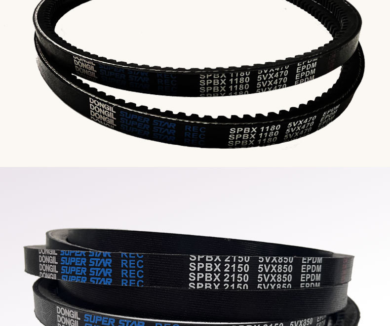 South Korea Dongyi Triangle Belt Spb1400 Spb1500 Spb1600 Spb1730 Belt Transmission Belt Narrow V-Belt