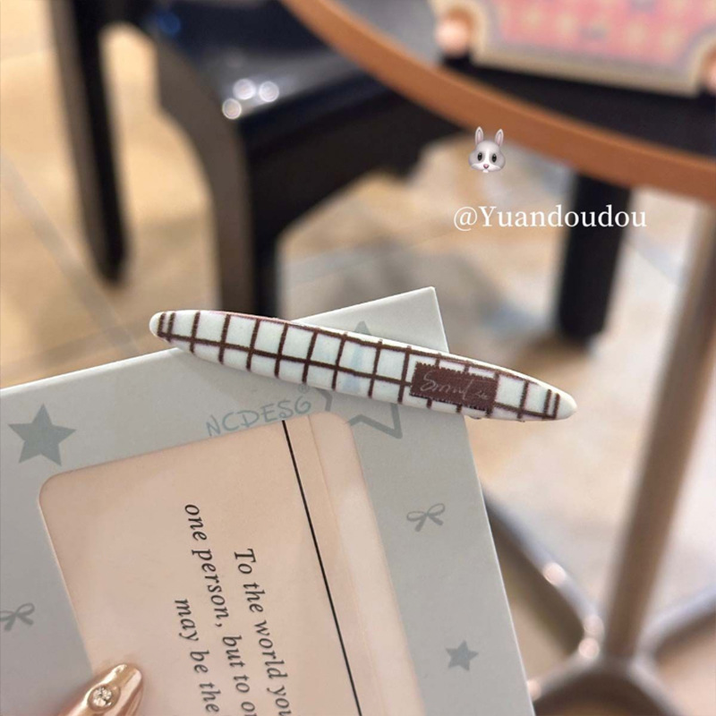 Clip de cabello de flor de leopardo para mujeres clip de cabello de alto nivel frente clip de frangeo 2025 nuevo clip lateral clip de cabello toque