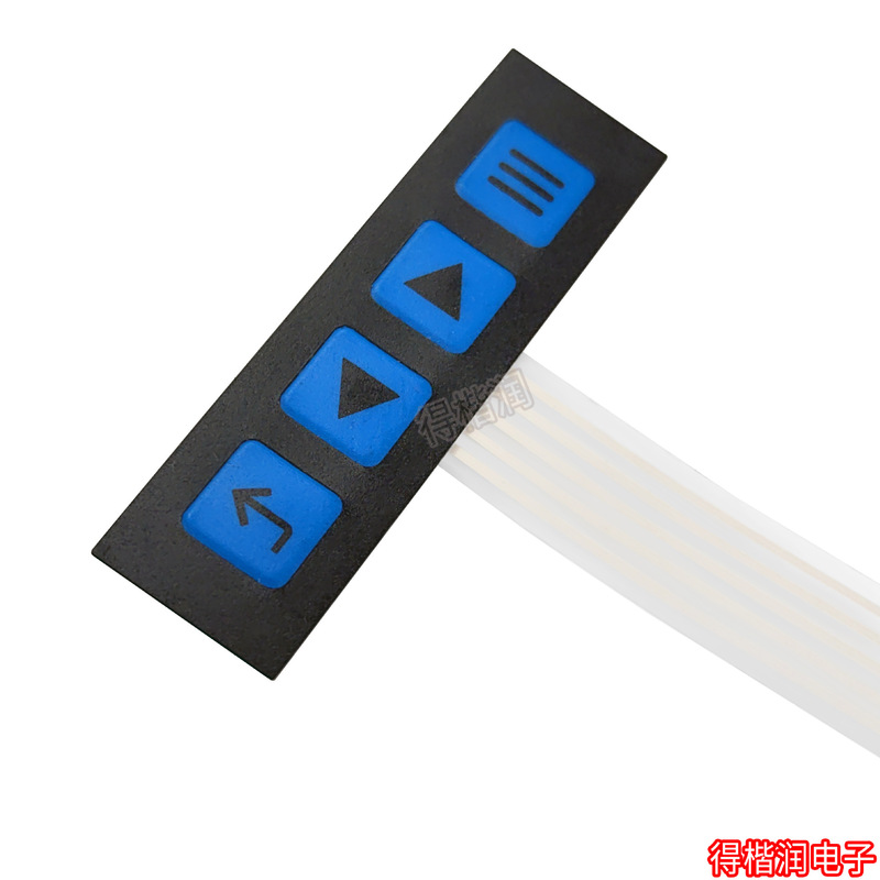 4-Key with Arrow Membrane Switch Microcontroller Expansion Keyboard Panel Key Button Car Modification DIY