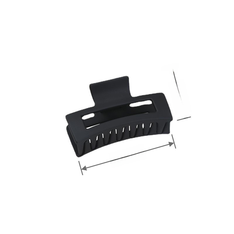 Source factory wholesale Korean style ins high sense matte grip clip women's rectangular large shark clip pan hair clip_voghion.com