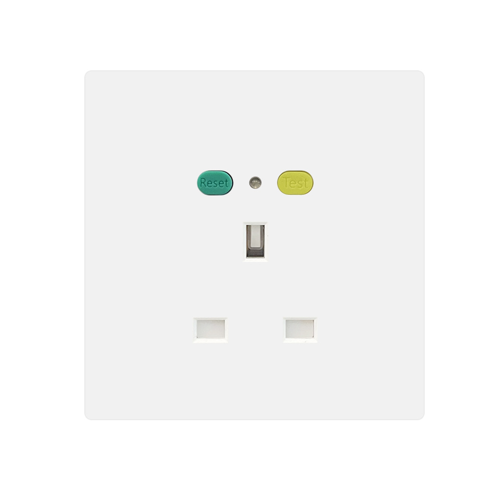 外贸英规多功能漏电保护开关插座86型 港澳新加坡英国美式欧规13A