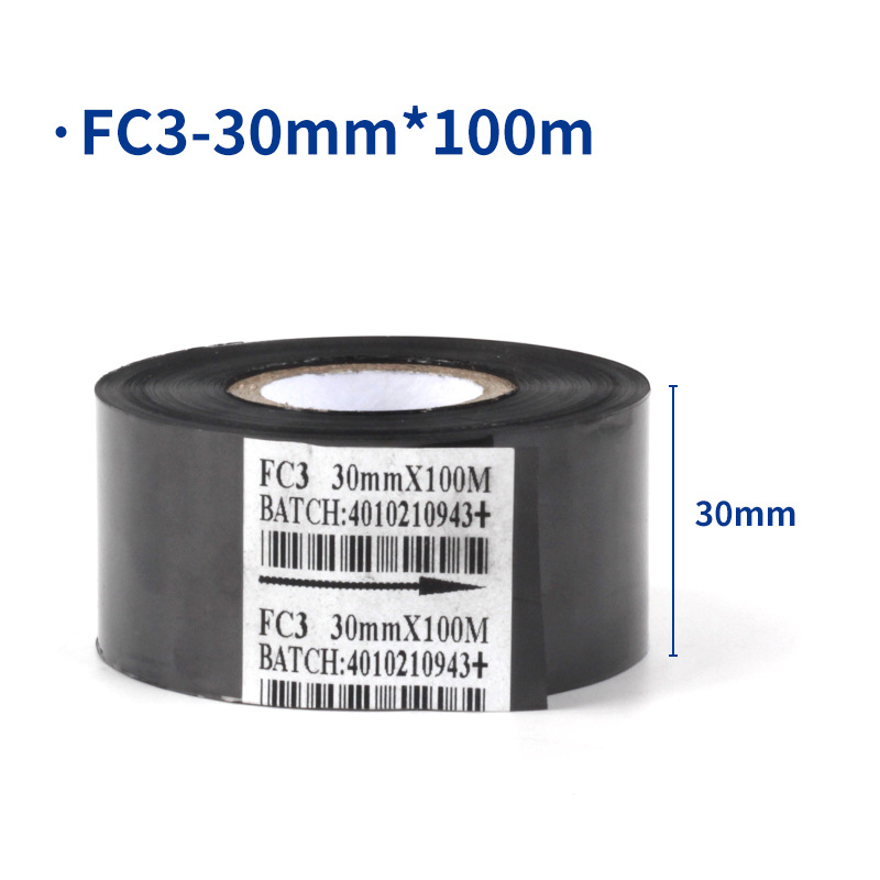 Sakura fabricante fecha cinta de codificación FC1FC2FC3 máquina de codificación cinta transferencia térmica 25*100 cinta negra