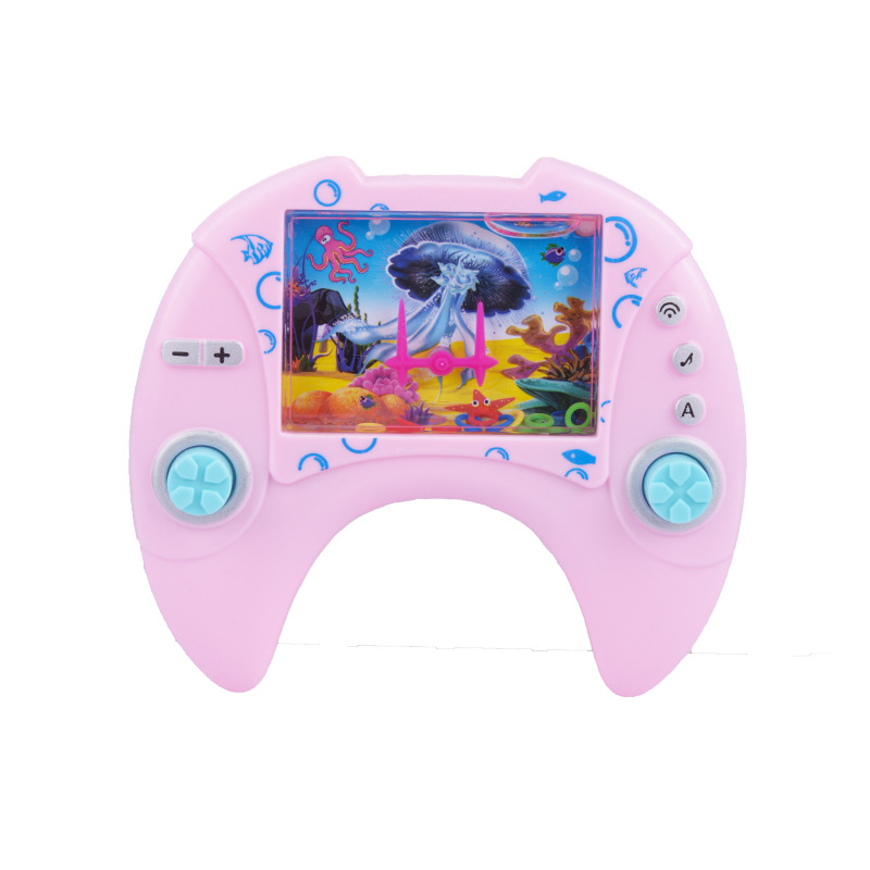 Juguete educativo creativo de los niños mango máquina de agua anillo nostálgico máquina de juego de mano recuerdos de la infancia pequeño regalo al por mayor