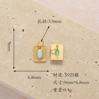 Four-Leaf Clover Round Butterfly Zərgərlik ara hissələri - t6a3311
