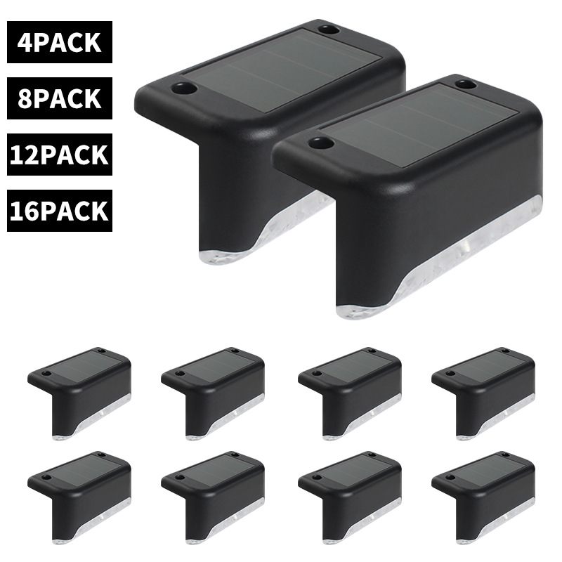 Solar staircase light outdoor waterproof LED fence light courtyard fence decorative ladder light fence courtyard wall light