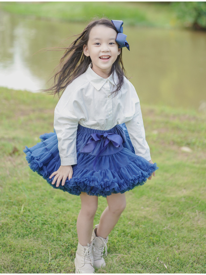 Amazon new children's tutu skirt summer European and American puffy skirt baby birthday gift foreign trade children's clothing women's skirt