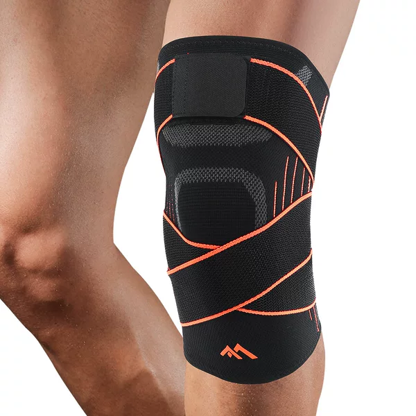 Sports Knee Protector Running Mountaineering Riding Strap Pressurized Knee Protector Badminton Men's and Women's Breathable Thin Knee Protector