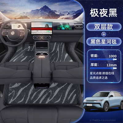 Models of Leapmotor C11 Floor Mats, Modelə uyğun ayaqaltı - leapmotor-c11-midnight-black-black-galaxy-blanket