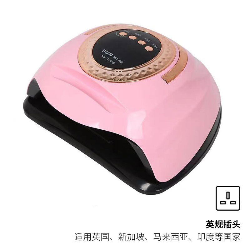 Nueva Lámpara de Fototerapia para Uñas de 268w de Alta Potencia, Máquina de Uñas de Venta Caliente Transfronteriza, Máquina de Fototerapia de Secado Rápido para Esmalte de Gel para Salones de Uñas