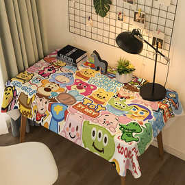 玩具总动员卡通宿舍卧室学习桌桌布装饰盖布长方形茶几书桌垫