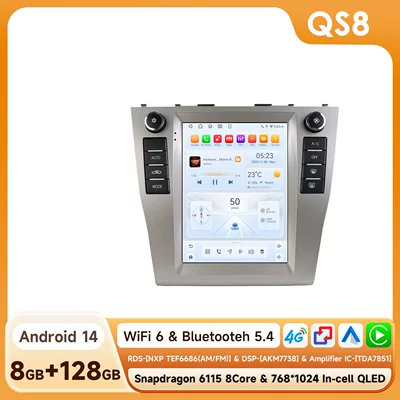 DVD Navigation – for 06-11 Toyota Camry - 8128g-wifi4g-version-6115-carplay-eight-core-97inch-suitable-for-06-11-toyota-camry