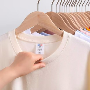 Cotton large T-shirt advertising T-shirt DIY short sleeve printing logo leisure party group building wholesale