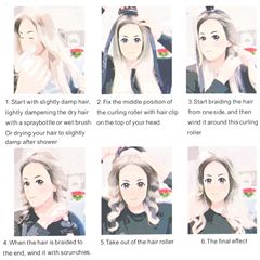 Cross-border European and American Sleep Hair Bands Lazy No-Heat Curling Irons Women's Heat-Free Hair Rollers for Sleeping and Styling Wholesale