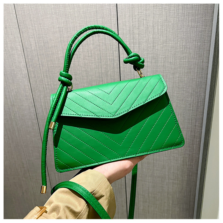 Women's Small All Seasons Pu Leather Solid Color Fashion Square Flip Cover Handbag display picture 19