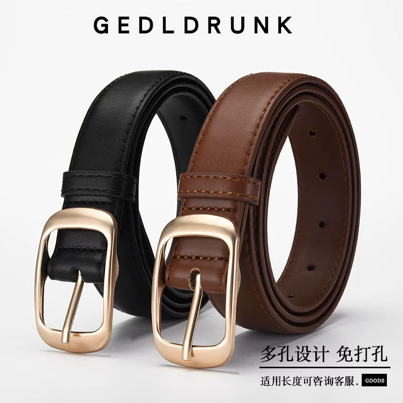 Belt, metal black jeans